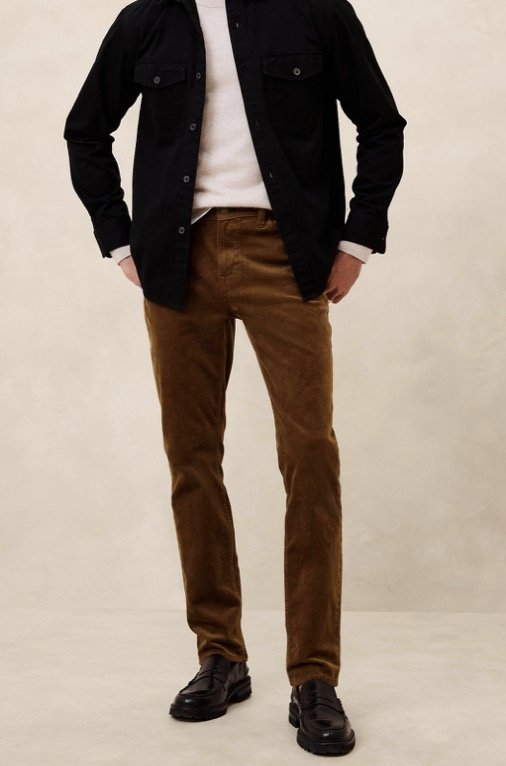 BANANA FACTORY: TRAVEL CORDUROY PANT