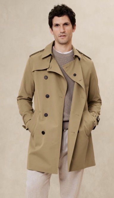 BANANA REPUBLIC: TRENCH COAT – $135