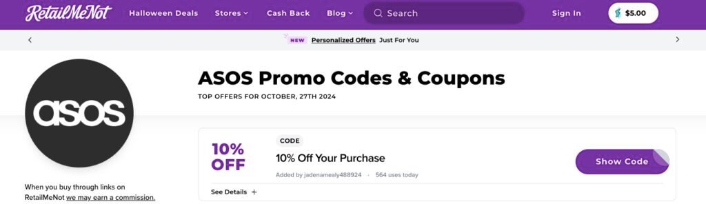 Use Promo Codes
